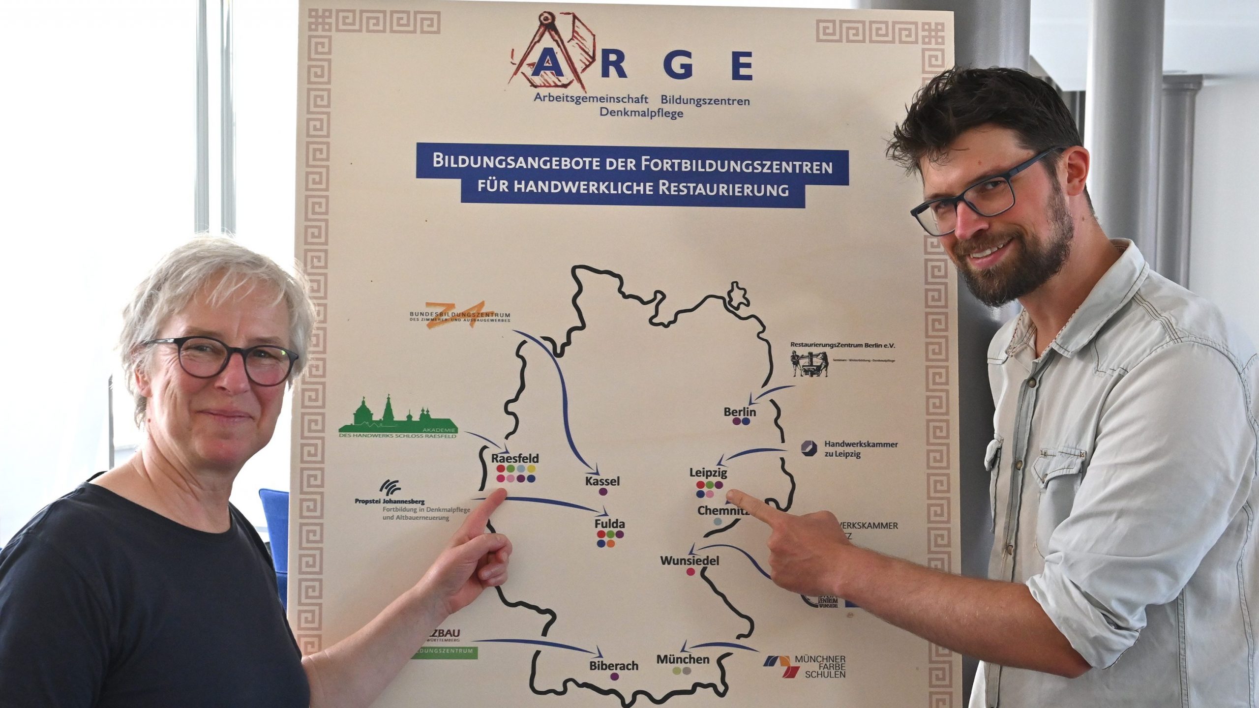 Heike Notz und Ron Claus – Sprecher der ARGE